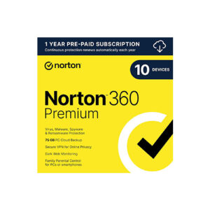 Norton 360 Standard, Antivirus Software-1 Device with Auto Renewal 2024